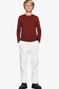 KIDS Burgundy embroidered t-shirt