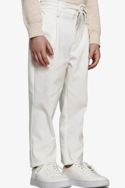 KIDS Cream jersey trousers