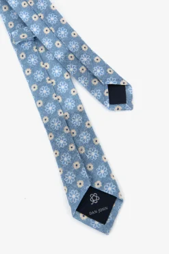 KIDS Light blue floral tie