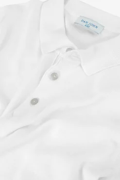 KIDS White knit polo