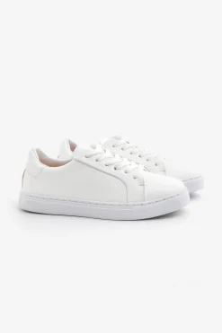 KIDS White leatherette sneakers