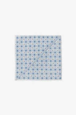 Light blue cashmere pattern pocket square