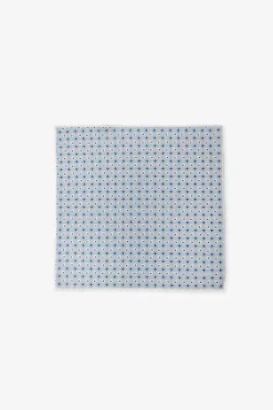 Light blue cashmere pattern pocket square