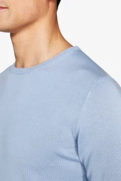 Light blue crewneck sweater