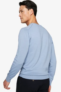 Light blue crewneck sweater