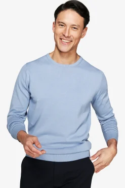 Light blue crewneck sweater
