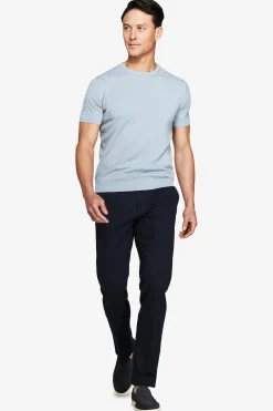 Light blue knit t-shirt