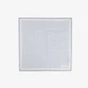 Light blue micro check pocket square