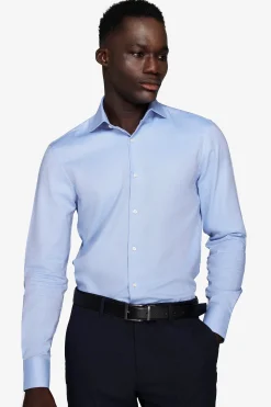 Light blue slim Oxford shirt