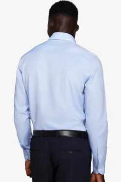 Light blue slim Oxford shirt