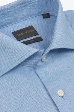 Light blue slim Oxford shirt