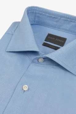 Light blue slim Oxford shirt