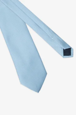 Light blue twill tie