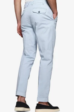 Light blue woven trousers