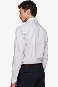 Light gray button down Oxford shirt