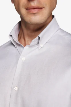 Light gray button down Oxford shirt