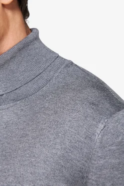 Medium grey basic turtleneck