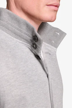 Melange gray "Break" bomber jacket