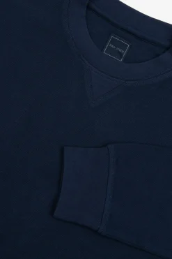 Navy piquet t-shirt