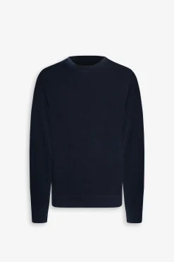 Navy piquet t-shirt