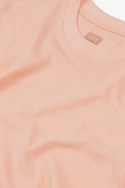 Peach piqué t-shirt