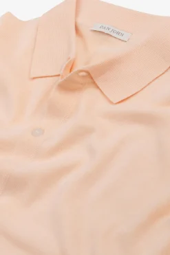 Peach short sleeved knit shirt