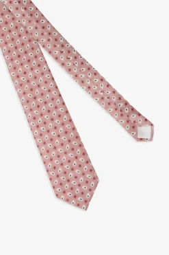 Pink cashmere design cotton tie