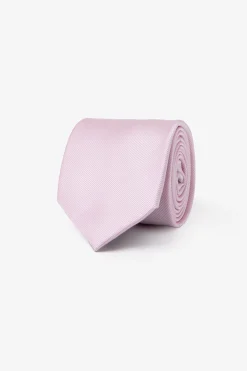 Pink twill tie