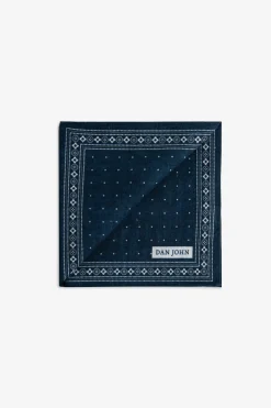 Pochette a pois blu