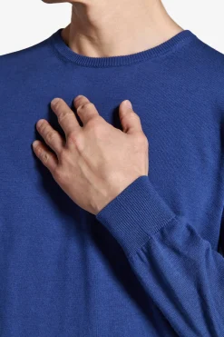 Royal blue crewneck sweater