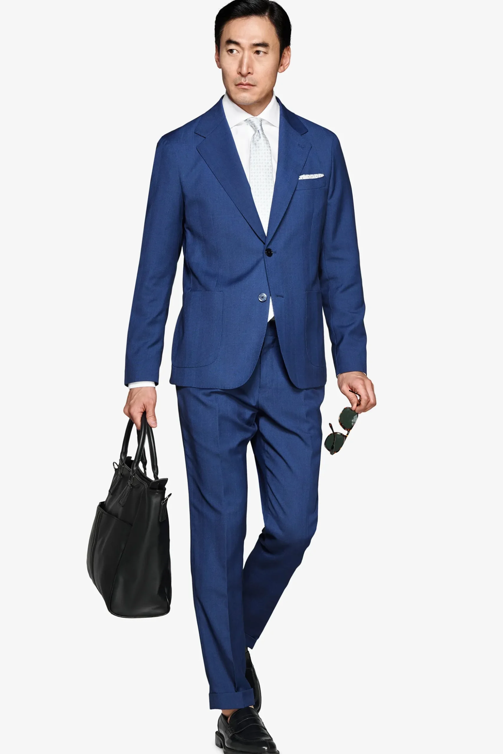 Royal blue Prince of Wales blazer