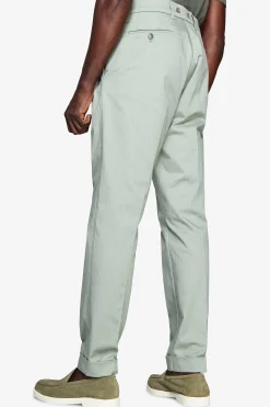 Sage Herringbone trousers