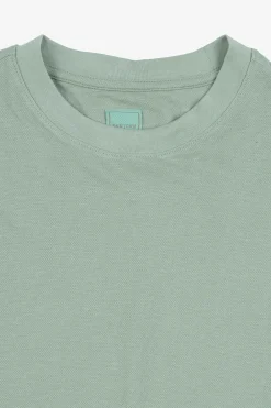 Sage piquet t-shirt