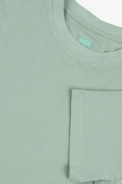 Sage piquet t-shirt
