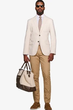 Sand Herringbone blazer