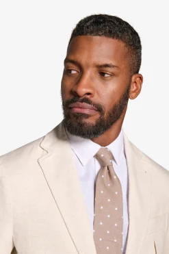 Sand Herringbone blazer