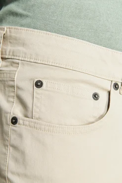 Sand 5 pockets gabardine trousers