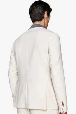 Sand textured weave blazer
