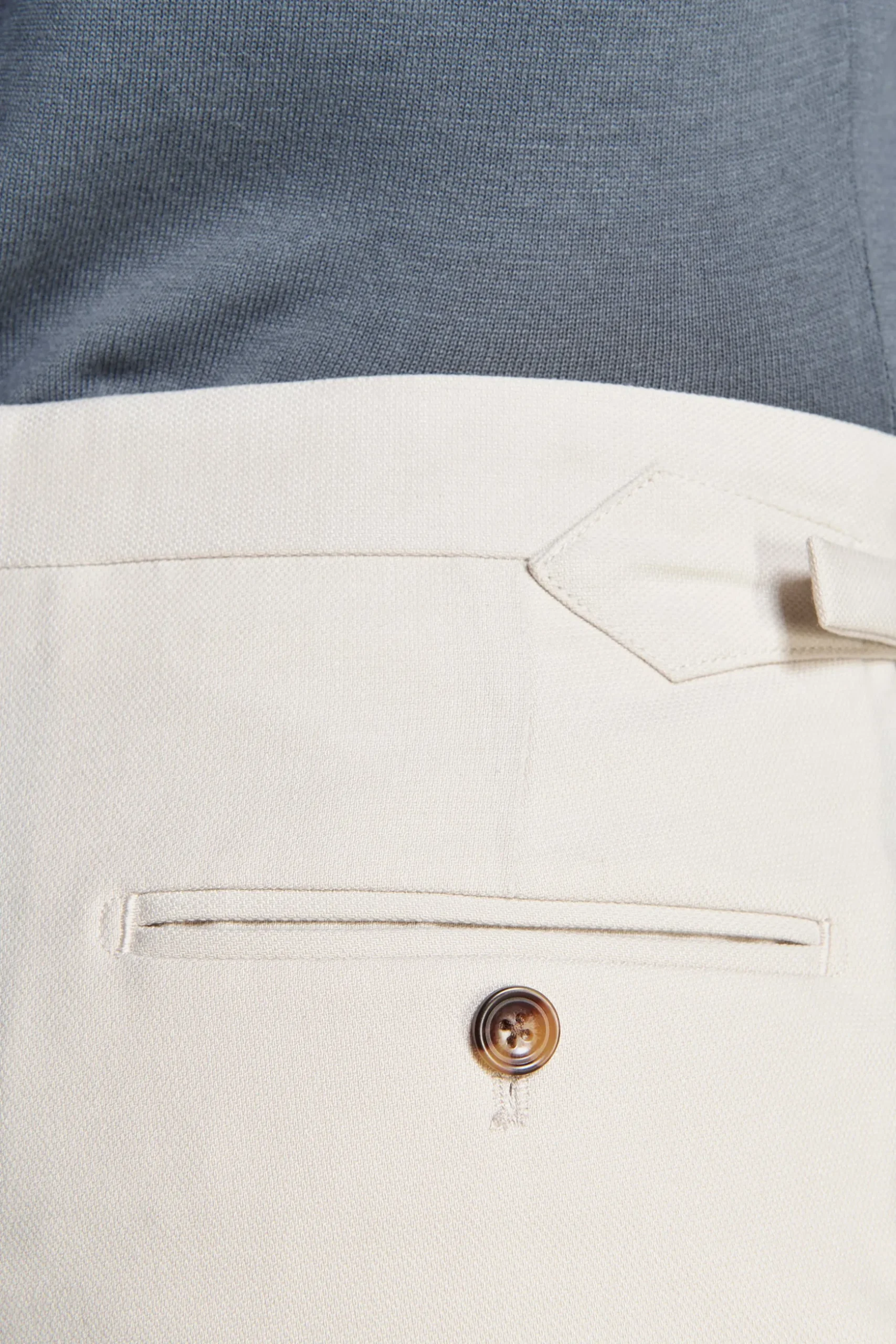 Sand textured weave trousers