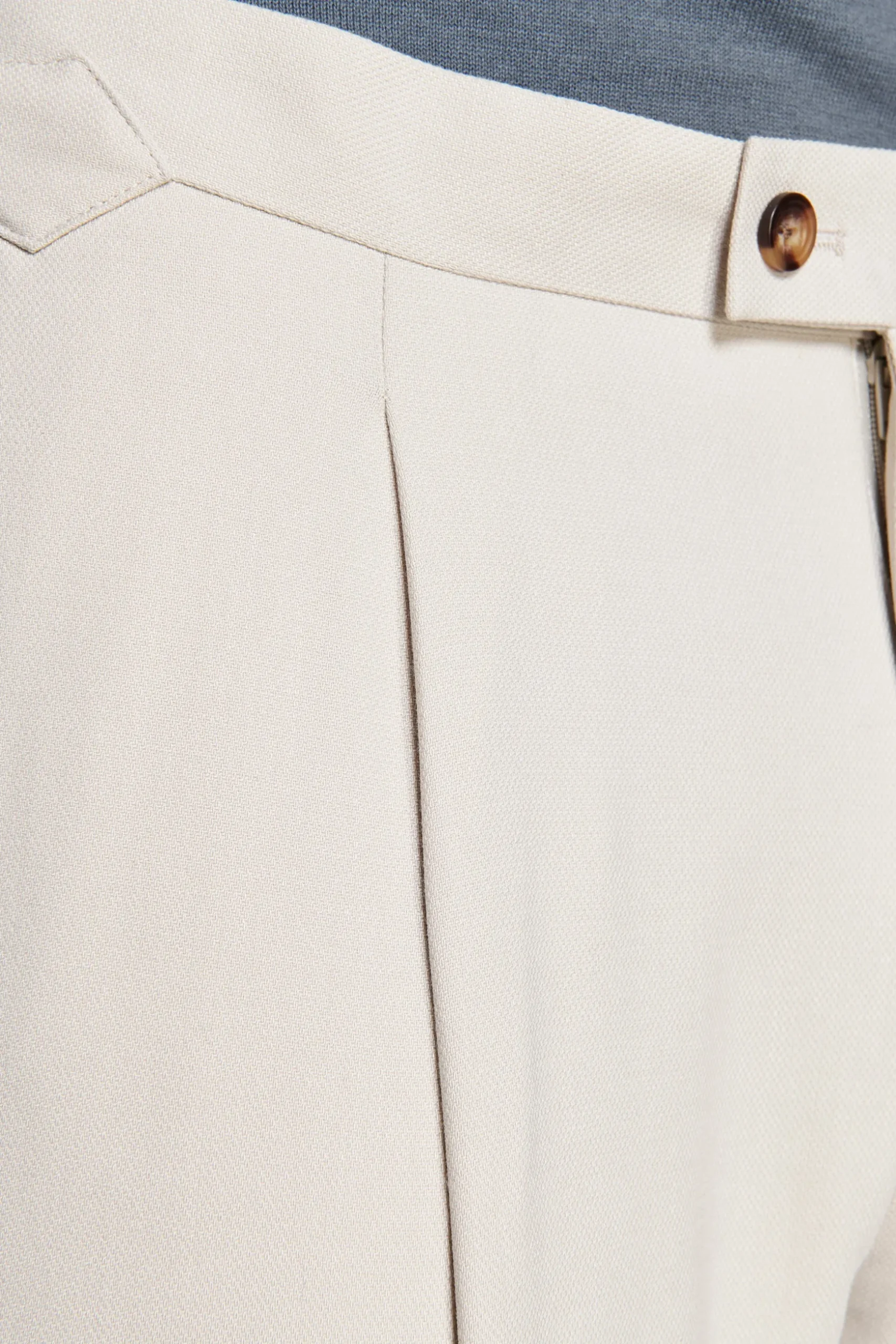Sand textured weave trousers