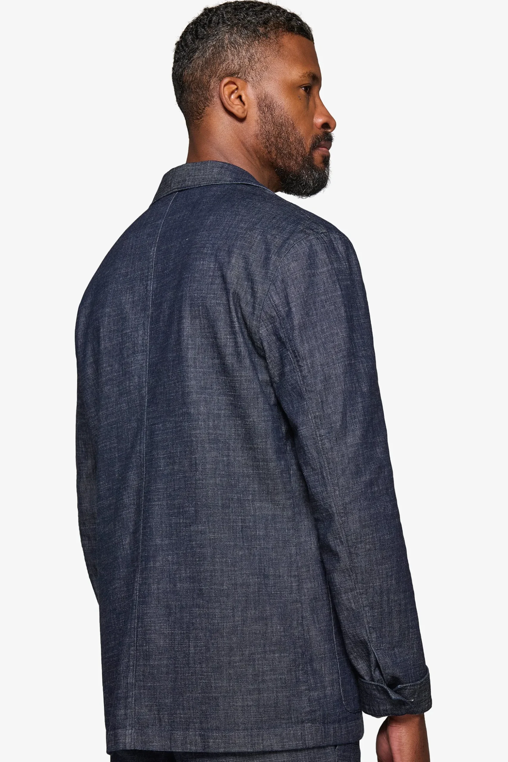 "Shibuya" denim suit overshirt