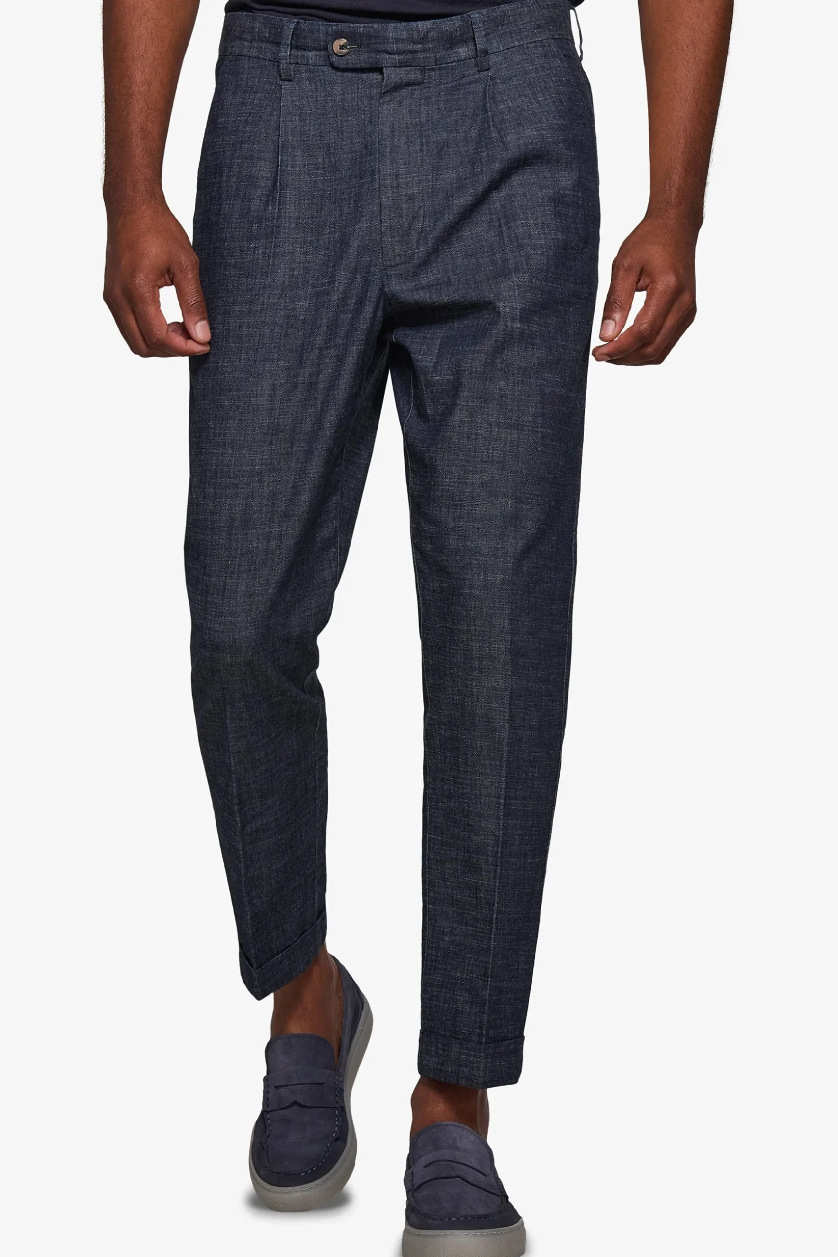 "Shibuya" denim suit trousers