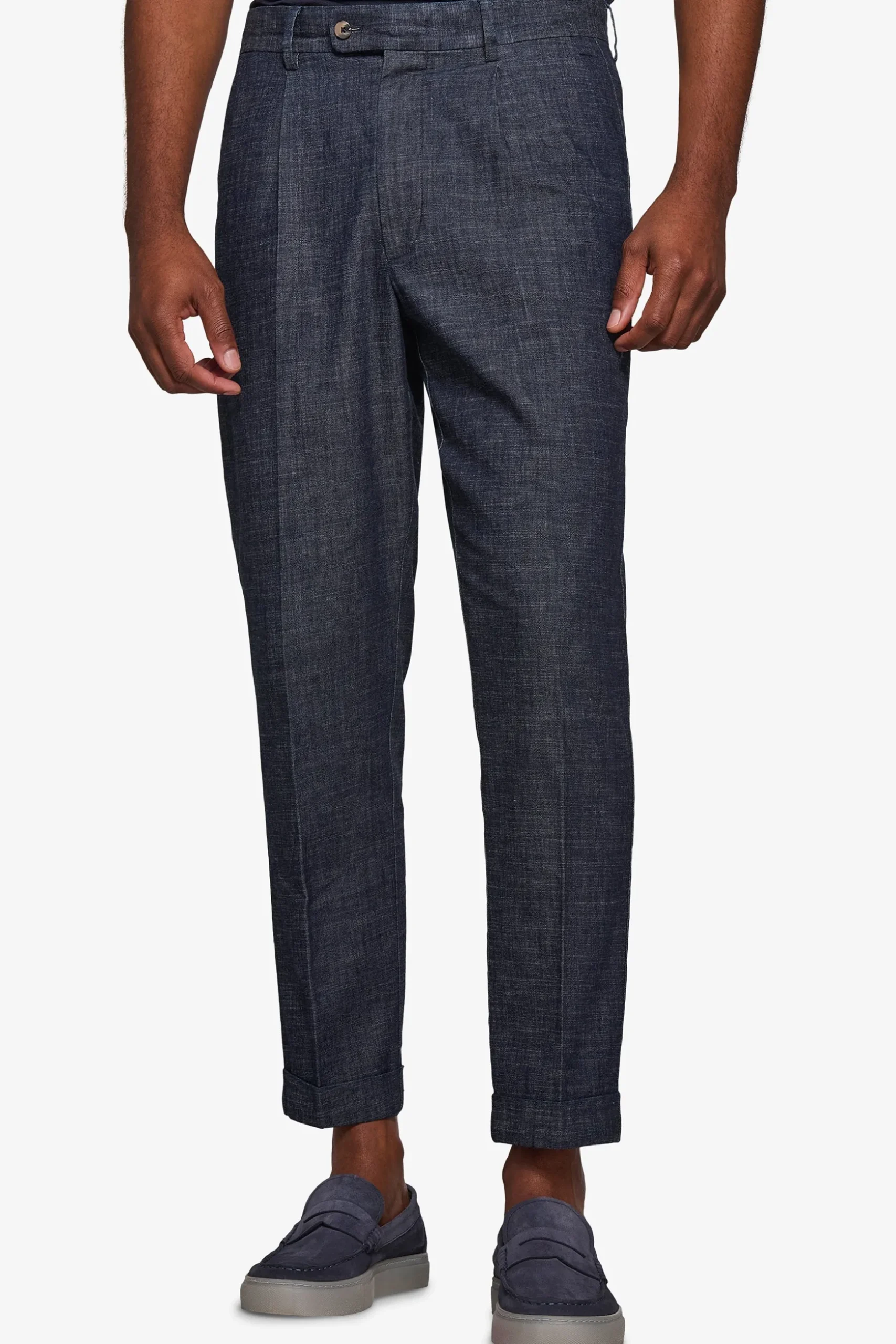 "Shibuya" denim suit trousers