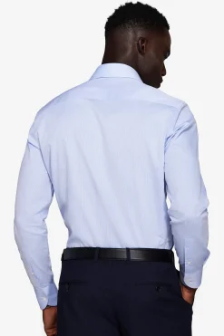 Sky piquet slim shirt