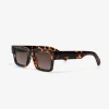"Sorrento" square tortoiseshell sunglasses