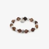 Taupe small pearls bracelet