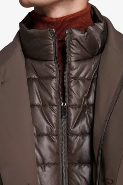 Taupe technical field jacket