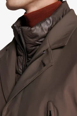 Taupe technical field jacket