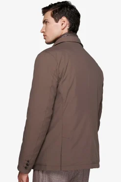 Taupe technical field jacket