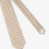 Tobacco cashmere design cotton tie